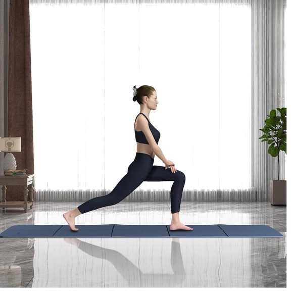 Readaeer Foldable Yoga Mat Set – 2-Pack, 6mm Thick, Non-Slip, with Carrying Bag - Picture 6 of 10